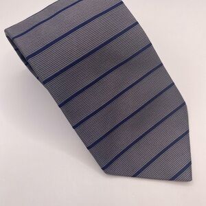Faconnable Blue and Gray Patterned Tie